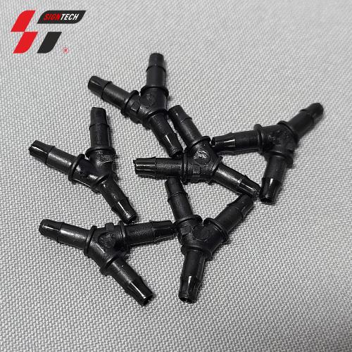 Коннектор Y черный маленький 