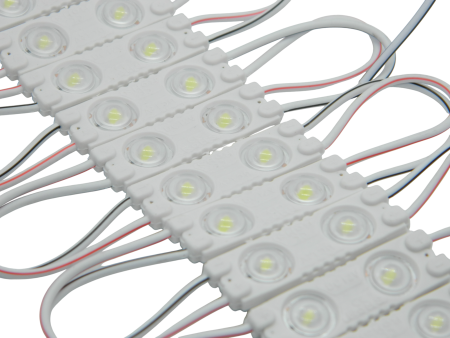 Диоды 2-х точечные Белые маленькие с линзой 2835-3912-0.6W