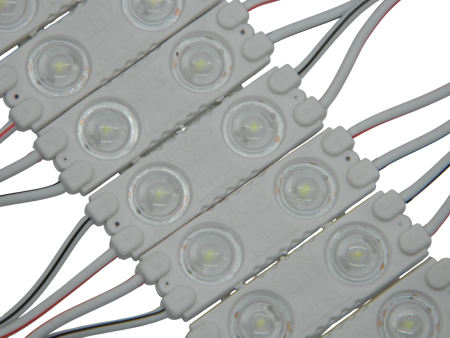 Диоды 2-х точечные Белые маленькие с линзой 2835-3912-0.6W