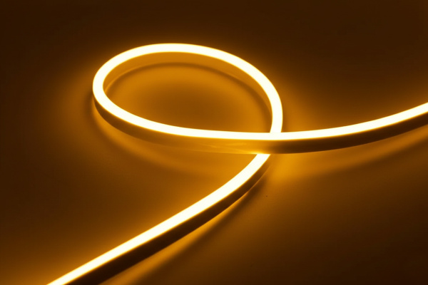 Гибкий неон Теплый белый 3200K*6 мм*100 м*7.2W*12V*120D/m 