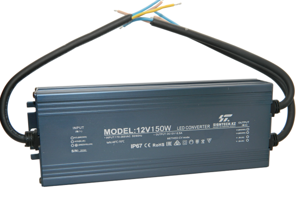 Трансформатор уличный 150W-12V