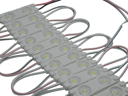 Диоды 2-х точечные Белые маленькие с линзой 2835-3912-0.6W